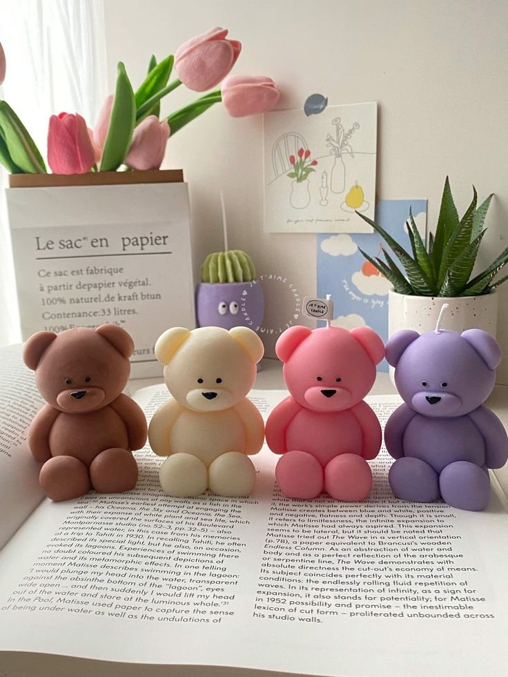 Teddy Bear Soy Candle